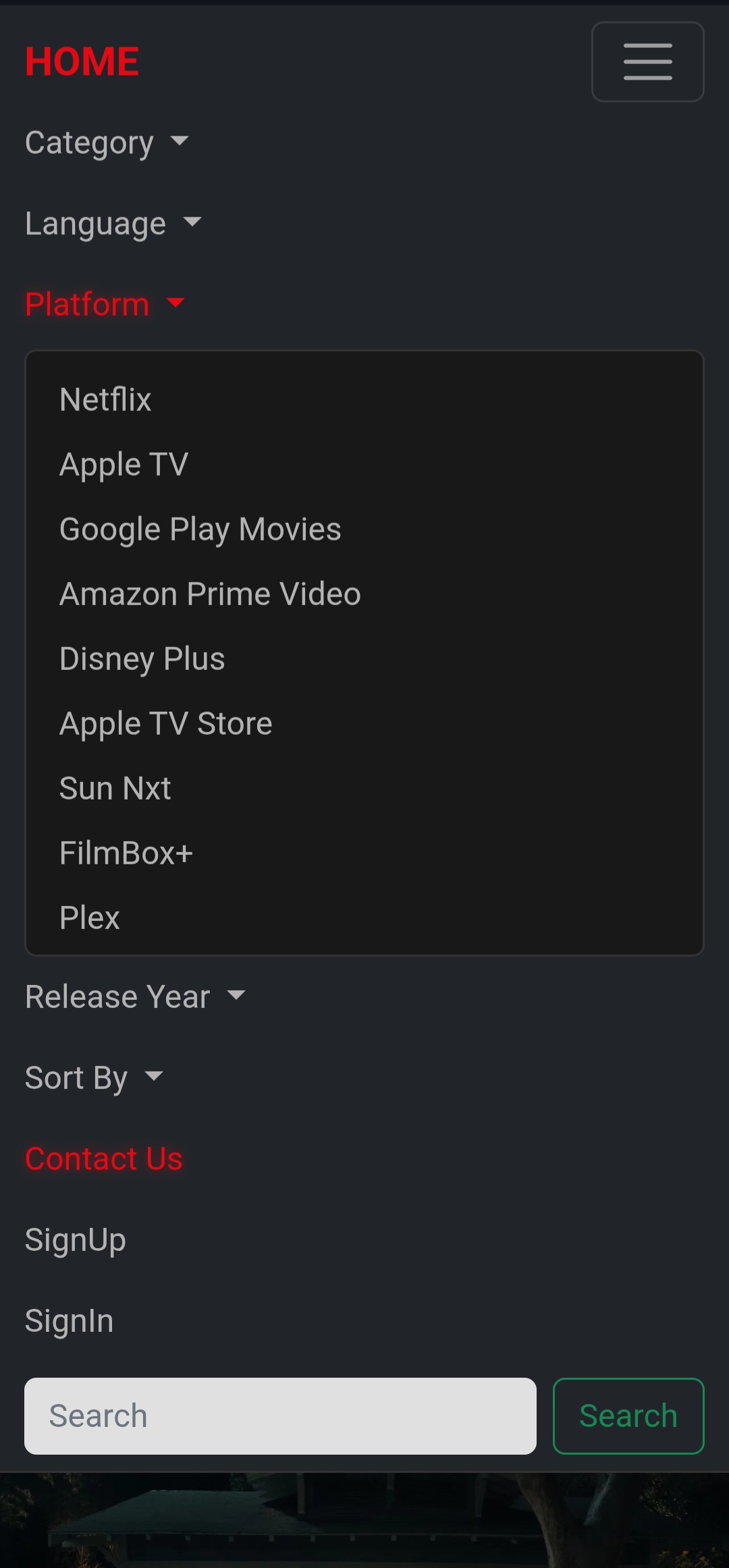 OTT Ratings screenshot